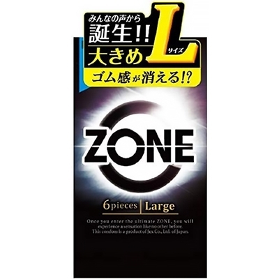 ＺＯＮＥ（ゾーン）　Ｌサイズ　６個入り