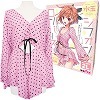 水玉シフォンロンパース　おとこの娘用